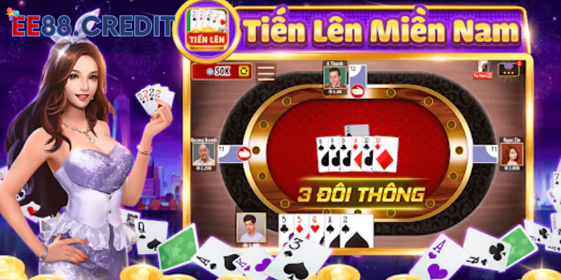 Tiến lên miền Nam thuộc danh sách game bài top đầu